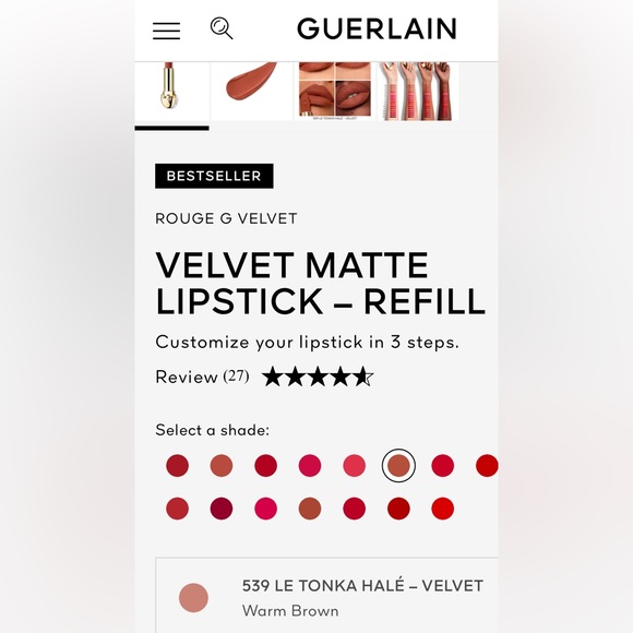 Guerlain velvet matte lipstick refill - Picture 4 of 10